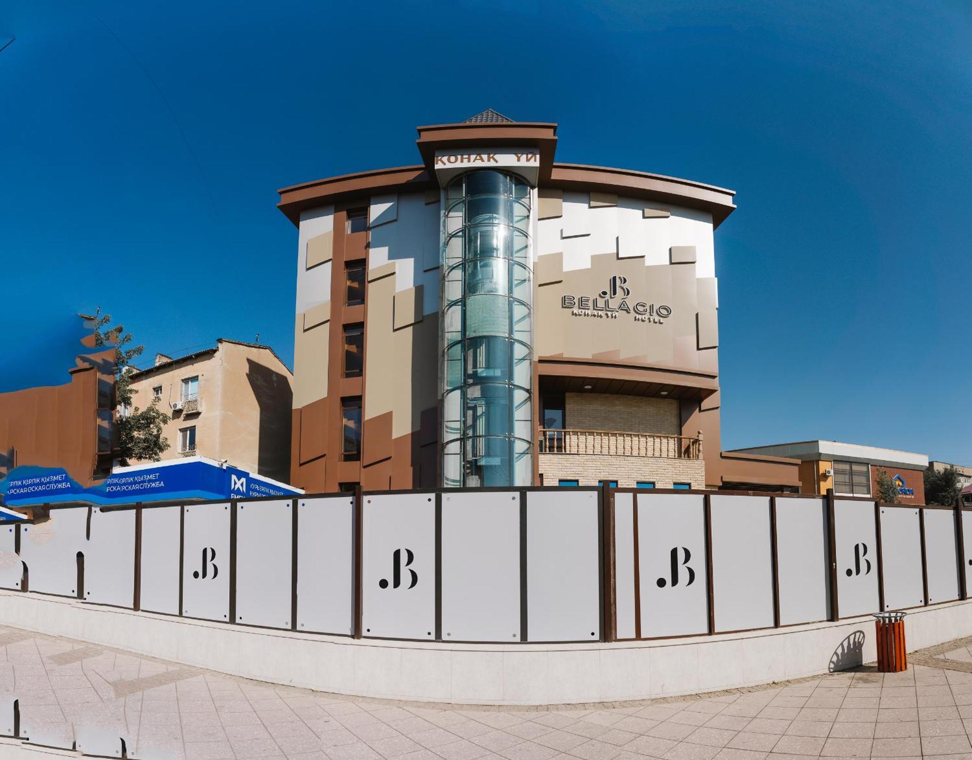 Hotel Bellagio Shymkent Esterno foto